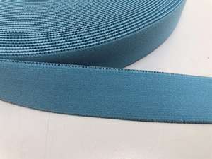 Blød elastik - velegnet til undertøj, 2,5 cm - ensfarvet, lyseblå